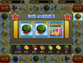 Бонус игра в Fruit Cocktail 2